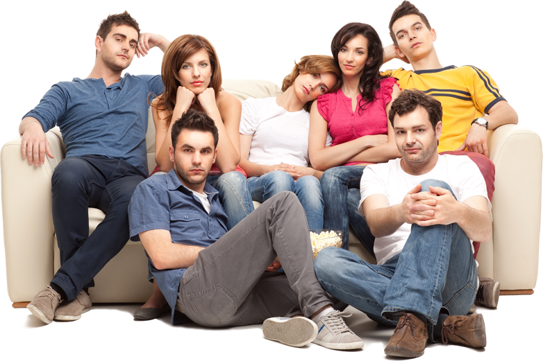 familly enjoying with Nordic IPTV content