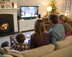 familly wtching IPTV nordic television with popular shows familly wtching IPTV Norden television with popular shows